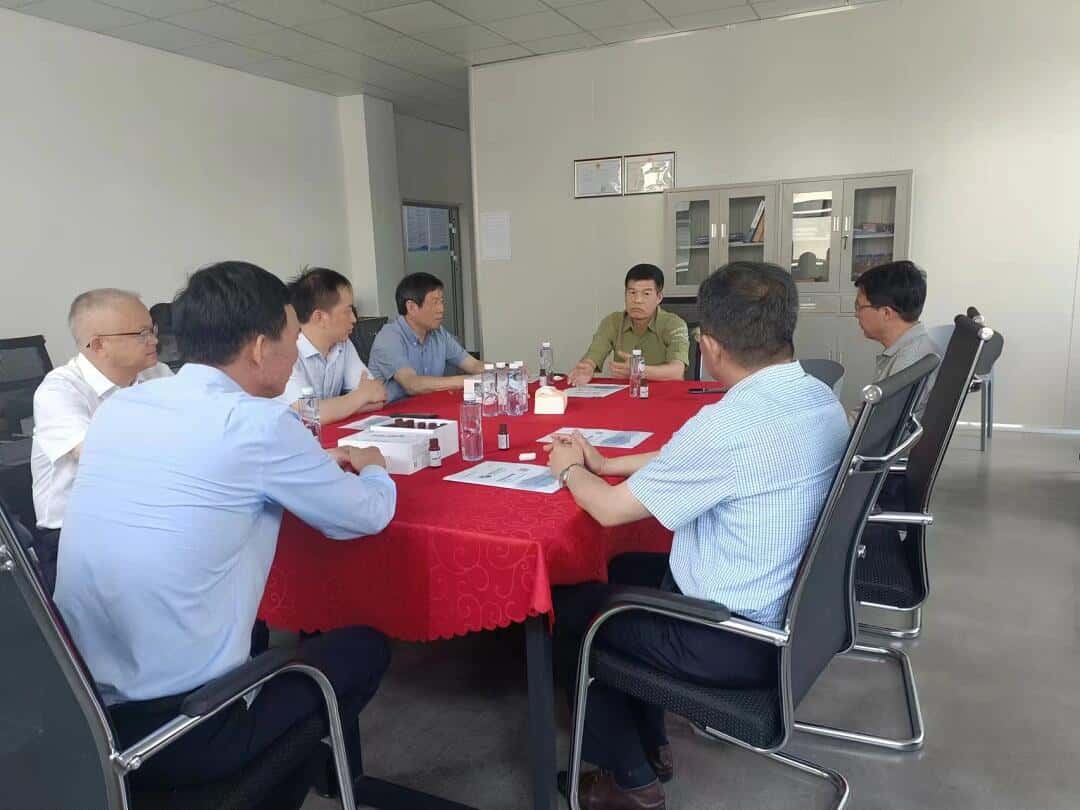 宣城市人大常委会副主任余宏汉一行莅临旌德海昭生物科